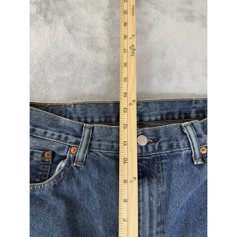 Levis 550 Jeans Mens 38x32‎ Blue Denim Relaxed Fit Straight Leg